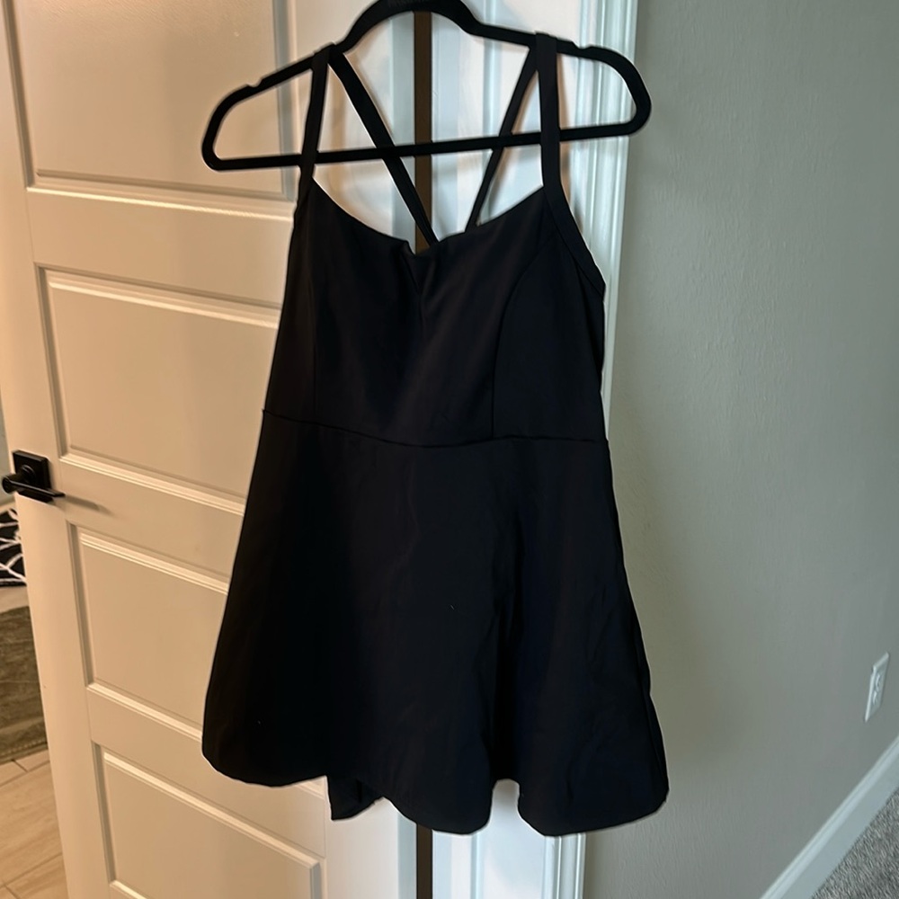 Popilush shape wear black mini dress